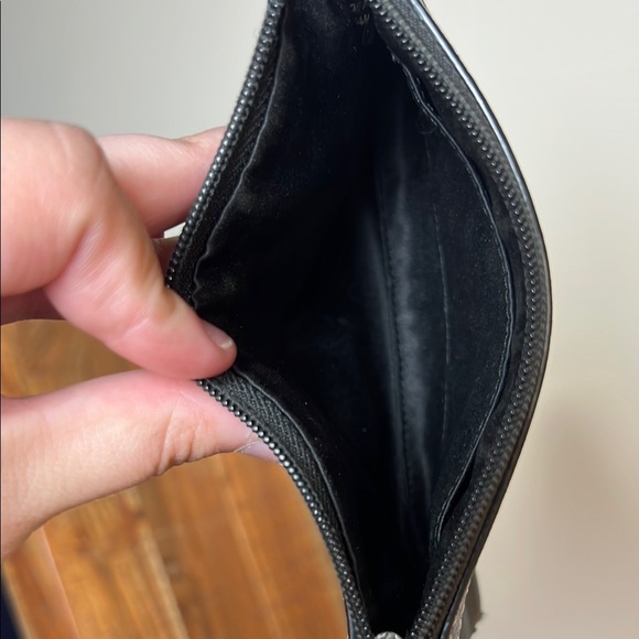 Coach Black Monogram Clutch Wristlet - Picture 5 of 9